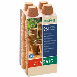 ROMBERG - 96 Pots de culture 6 cm Ces pots de culture biodégradables de Romberg sont parfaits pour faire pousser vos plantes  ...