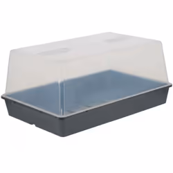 Apparence Coloris Gris Dimensions Autres dimensions Hauteur utile du bac : 8 cm , Hauteur utile de la cloche : 18 cm Hauteur ...