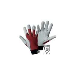 Certeo - Gants de protection l+d Griffy 1706-7 Chevreau nappa avec dos de la main en interlock rouge en 388 risques mecaniques 2