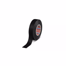 TESA 4163, Noir, Réparer, Isolant, Étiquetage, Acrylique, Polyvinyl chloride (PVC), Métal, PVC, Lisse, 1.8 N/cm