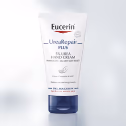 Eucerin UreaRepair PLUS Crème Mains 5% d'Urée, 75 ml, Crème, Unisexe, Tous types de peau, Adoucissant, Apaisant, 75 ml, Tube