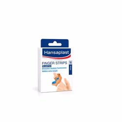Hansaplast 76861-00000, 1,9 x 12 cm, 16 pièce(s), Rectangulaire, Beige, Tissu, Clean the wound and gently wipe away any forei ...