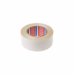 Matériau du support = PP renforcé de fibranne Largeur = 50mm Longueur = 25m Epaisseur = 0.25mm Couleur = Blanc Matériau adhés ...