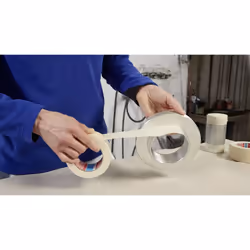 TESA 4317 50 m Ruban de masquage pour peintre Adapté à une utilisation à l'intérieur Papier Blanc