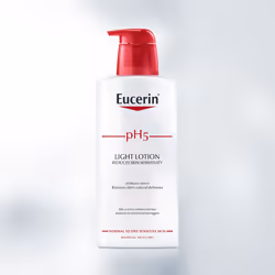 Eucerin pH5 Light Lotion, Lotion, Femmes, Hydratant, Adoucissant, Tous types de peau, 400 ml, Flacon pompe
