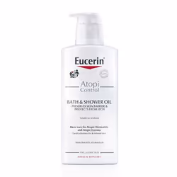 Eucerin AtopiControl Huile Bain et Douche, Beurre, Femmes, Anti-démangeaisons, Nettoyant, Hydratant, Tous types de peau, 400 ...
