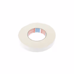 Couleur = Blanc Largeur = 25mm Longueur = 50m Matériau du support = Tissu Epaisseur = 0.31mm Matériau adhésif = Caoutchouc sy ...