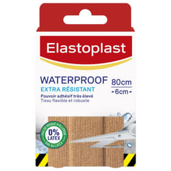 Elastoplast Pansement Extra Résistant Waterproof 8 Bandes de 10 cm x 6 cm