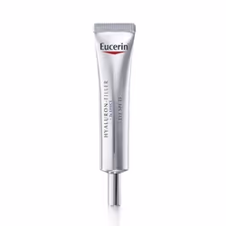 Eucerin Hyaluron-Filler Eye SPF 15, Crème pour les yeux, Femmes, Tous types de peau, Anti-âge, 35+ an(s), Tube