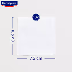 Hp gasas suaves 7,5 x 7,5 cm 10 u - Vue supplémentaire 2