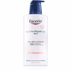 Le lait corporel Eucerin UreaRepair PLUS offre à votre peau l’hydratation nécessaire et la rend très soyeuse.