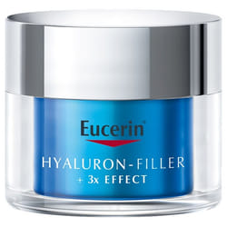 Eucerin Hyaluron-Filler + 3x Effect Gel-Crème Soin de Nuit Booster d'Hydratation 50 ml