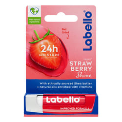 Labello Strawberry Shine baume pour les lèvres Beaume pour les lèvres Femmes 4,8 g
