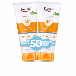 Sensitive Protect gel crème toucher sec SPF50+ promo 2 x 200 ml