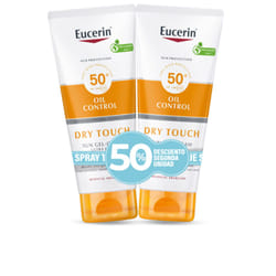 Sensitive Protect gel crème toucher sec SPF50+ promo 2 x 200 ml
