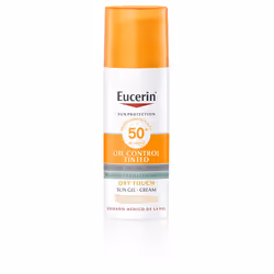 Protection Solaire contrôle de l’huile toucher sec gel-crème couleur SPF50+ #clair