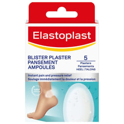 Elastoplast Blister Plaster 5 Pansements Ampoule - Taille : 34 mm x 58 mm