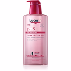 Le gel douche Eucerin pH5 est un indispensable de votre hygiène corporelle. Il lave la peau du corps en toute délicatesse et ...