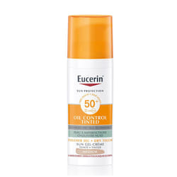 Eucerin Sun Protection Oil Control Gel Crème Teinté Médium SPF 50 + 50 ML