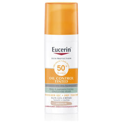 Eucerin Sun Protection Oil Control Gel-Crème Teintée Médium SPF50+ 50 ml