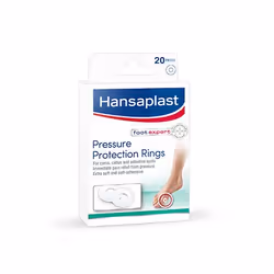 Hansaplast Pressure Protection Rings, 2,2 x 2,2 cm, 20 pièce(s), Rond, Blanc
