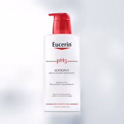 Eucerin pH5 Rich Lotion F, Lotion, Femmes, Hydratant, Tous types de peau, 400 ml, Flacon pompe