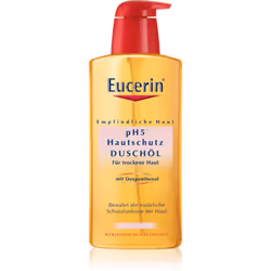 Permettez à votre peau sensible de retrouver du plaisir sous la douche. L’huile de douche pour peau sensible Eucerin pH5 est  ...