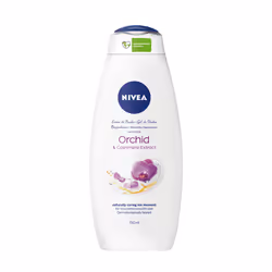 NIVEA Bagnodoccia Orchid &amp; Cashmere Extract, Gel douche, 750 ml, Adultes, Femmes, Corps, Tous types de peau