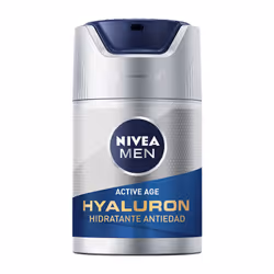 NIVEA Men Active Age Hyaluron, Hommes, 50 ml, Crème, Crème anti-âge, Peau mature, Jour, Anti-rides, Raffermissant, Hydratant, ...