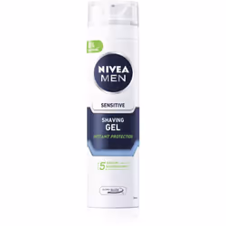NIVEA 81740, Gel de rasage, Hommes, Peau normale, 200 ml, Protection, Lissage, Apaisant, 1 pièce(s)