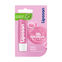 Liposan Soft Rose baume pour les lèvres Beaume pour les lèvres Femmes 5,5 ml
