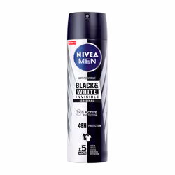 NIVEA Men Black & White Invisible, Hommes, Anti-transpirant, Déodorant spray, Spray, 200 ml, 48 h