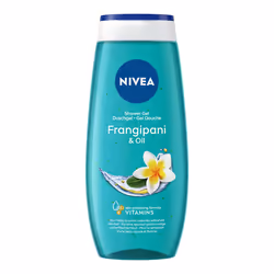 NIVEA Doccia Gel Frangipani & Oil, Gel douche, 250 ml, Adultes, Femmes, Corps, Tous types de peau