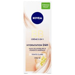 Nivea BB Crème 5en1 Hydratation 24H SPF15 50 ml