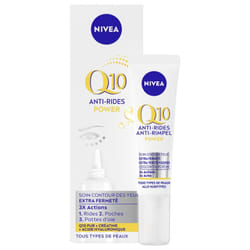 Nivea Q10 Anti-Rides Power Soin Contour des Yeux Extra Fermeté 3 Actions 15 ml