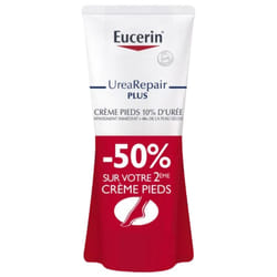 Eucerin UreaRepair PLUS Crème Pieds 10% Urée Lot de 2 x 100 ml