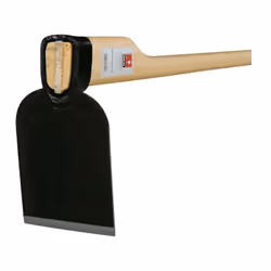 Forgé · Attache angulaire · Taille 13 · Manche en frêne 1 350 mm Dimension de la feuille 130 x 90 x 130 Hauteur 140,000 Poids ...