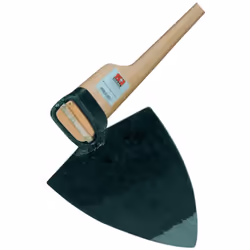 Houe IDEAL Munich Gr. 0, 190 x 160 mm, œil angulaire, avec poignée de cendres laqué 1350 mm.RENSEIGNEMENTS SUR LE PRODUIT: Nu ...