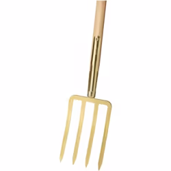 Fourche de pique IDEAL Fabriqué en acier spécial spécialement durci - baïonnette de dents d'or Avec la pince de rail Avec cen ...
