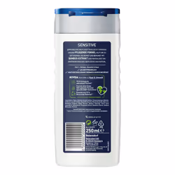 NIVEA Sensitive 250 ml Gel douche Hommes Corps