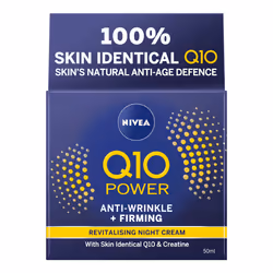 NIVEA 4005900079640, Crème de nuit, Femmes, Tous types de peau, Visage, Anti-âge, Hydratant, 50 ml
