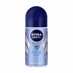 NIVEA Men Fresh Active, Hommes, Anti-transpirant, Déodorant roll-on, Boîte, 50 ml, 48 h