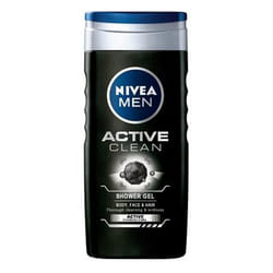 NIVEA Active Clean 250 ml Gel douche Hommes Corps