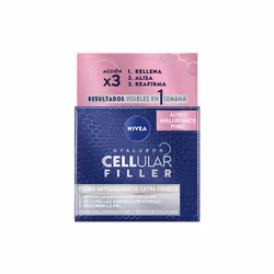 NIVEA Soin De Nuit Anti-Age + Rides Comblées Hyaluron Cellular, Crème de nuit, Femmes, Crème anti-âge, Tous types de peau, Vi ...