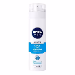 NIVEA 88542, Gel de rasage, Hommes, Peau normale, Peau sensible, 200 ml, Rafraîchissant, 1 pièce(s)