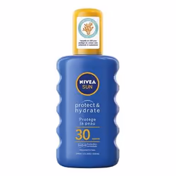 NIVEA Sun Protect & Hydrate SPF 30, Spray de protection solaire, Corps, Spray, Hydratant, Protection, Tous types de peau, ...