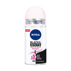 NIVEA Déodorant Anti-Transpirant Femme Bille Black&white Original