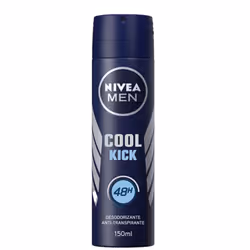 NIVEA COOL KICK, Hommes, Anti-transpirant, Déodorant spray, Spray, 150 ml, 1 pièce(s)