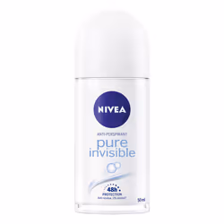 NIVEA Pure Invisible Anti-perspirant Deodorant Roll On, Unisexe, Anti-transpirant, Déodorant roll-on, Bouteille, 50 ml, 1 piè ...
