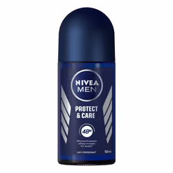 NIVEA PROTECT & CARE, Hommes, Anti-transpirant, Déodorant roll-on, Bouteille, 50 ml, 1 pièce(s)